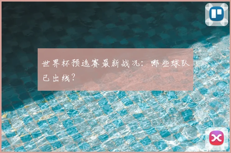 世界杯预选赛最新战况:哪些球队已出线?